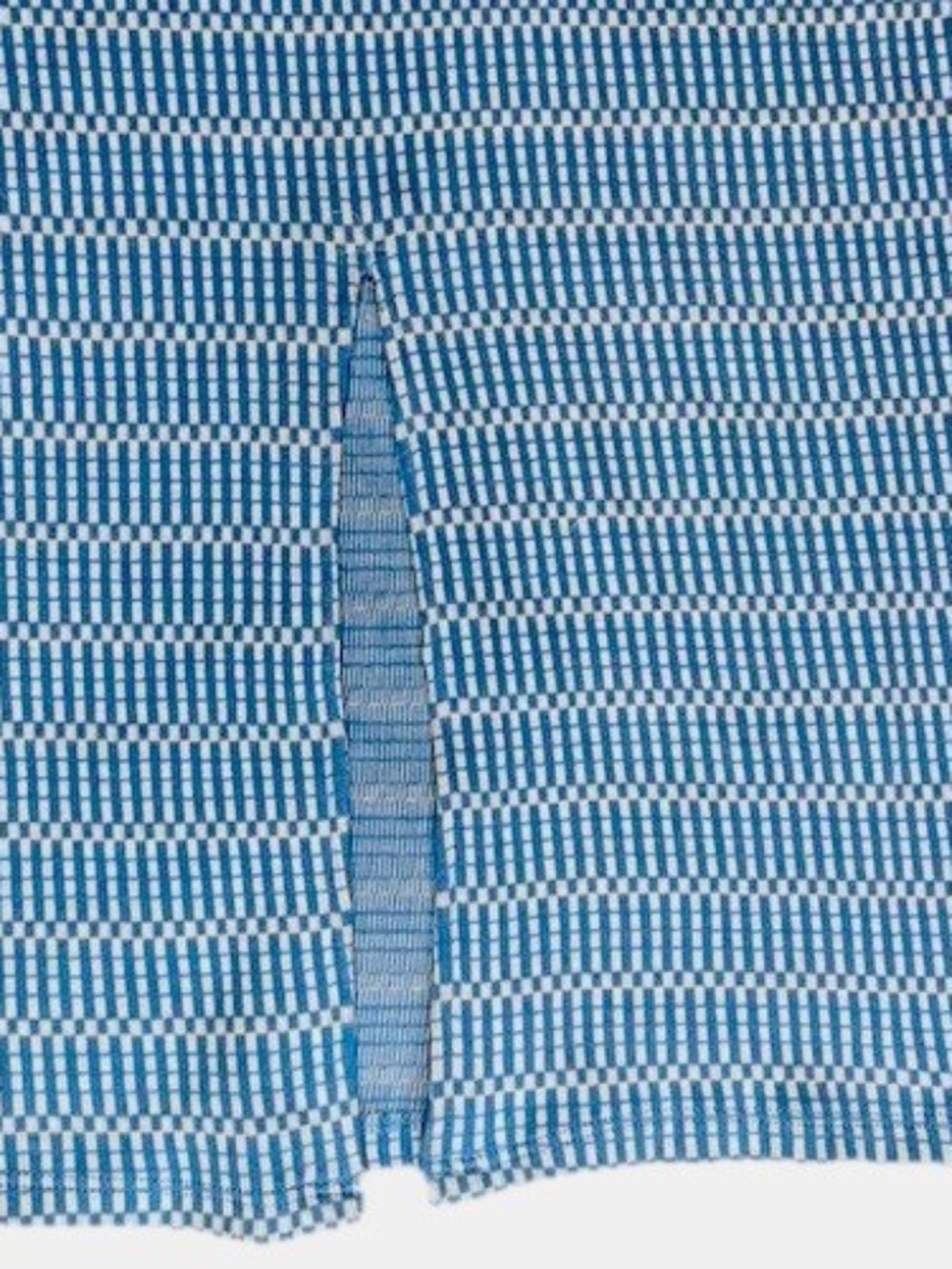 KNOWN SUPPLY Maxi Dress Large Blue ‘Vermont’ ~ Jaquard Knit Organic Cotton NWT - Picture 7 of 10